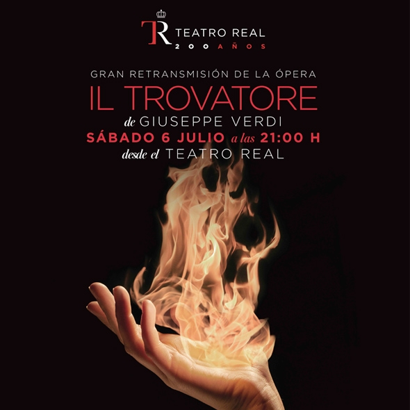 Cartel ópera Il Trovatore
