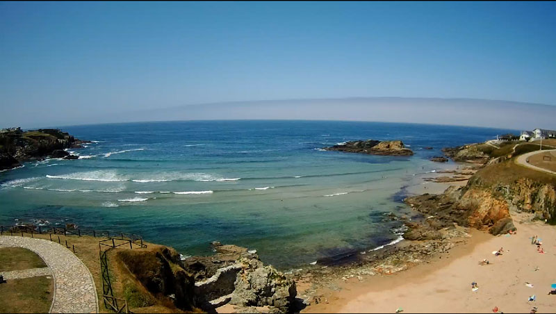 Enlace a Webcam de la playa del Anguileiro